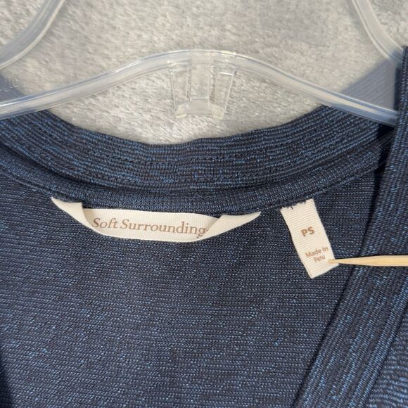 Soft Surroundings Dress Women Small Petite Anneli Midi Dress Bohemian Lagenlook - Picture 5 of 7